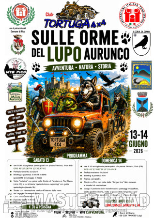 13-14 giu -Sulle Orme del Lupo Aurunco Raduno Club Tortuga