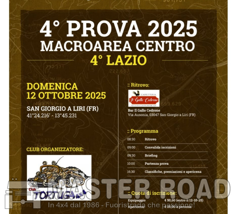 IV prova CAP Trophy  Lazio