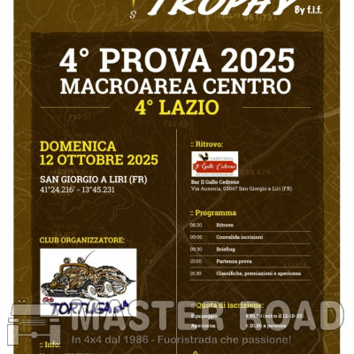 IV prova CAP Trophy  Lazio